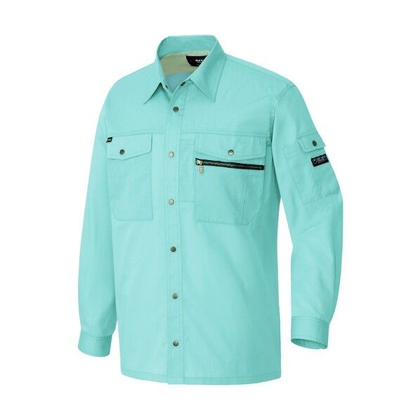 長袖シャツ(男女兼用)AZ3235-072サファイアブルーM 072サファイアブルー M 3235 1