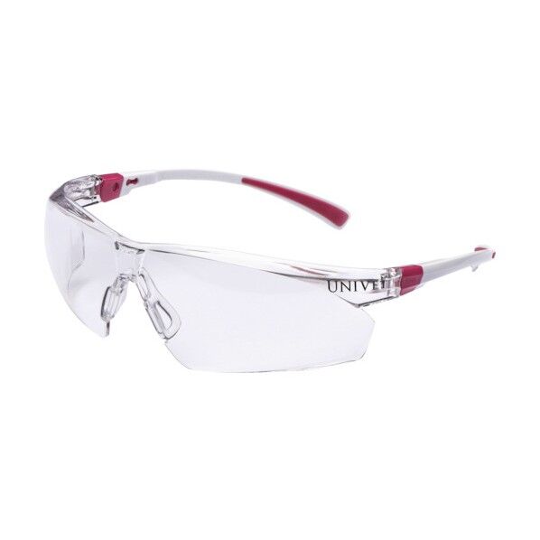 二眼型保護メガネ 506UP ホワイト×レッド 506U.03.02.00 1点