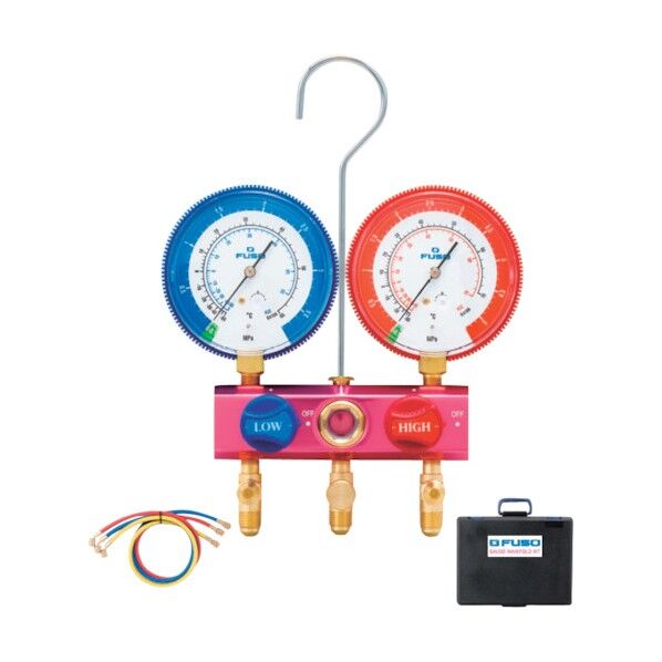 R32、R410A用マニホールドキット(ボールバルブ式)