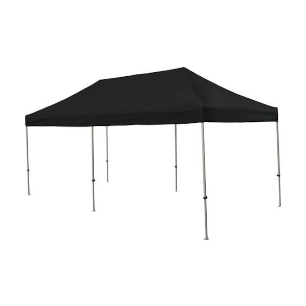 かんたんてんと 3.0m×6.0mスチール&アルミ複合フレーム 黒 KA/8W-BK 1点