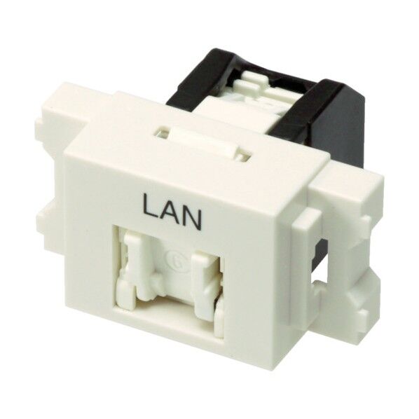 モジュラージャック JISプレート用アダプタセット RJ45 カテゴリ6
