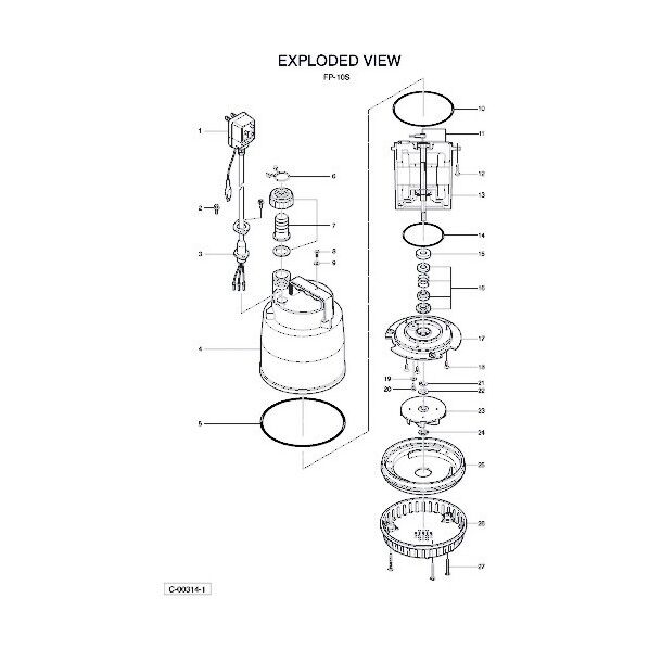 ストレーナスタンド 801-02349318-9 1点