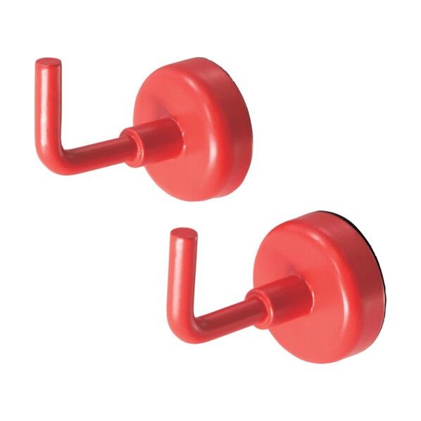 AP 強力マグネットフック レッド 2003000009408 2個