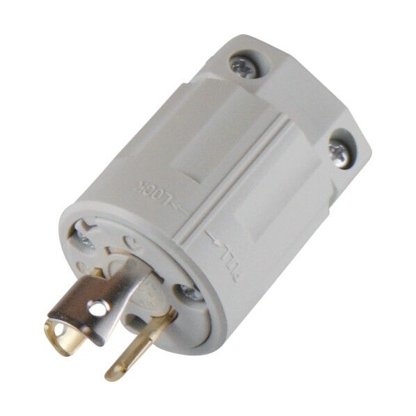 引掛形 ナイロンプラグ 接地2P15A125V 白色 3112N-IV 1点