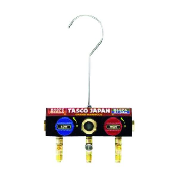 ボールバルブ式ゲージマニホールドボディ TA124K-11