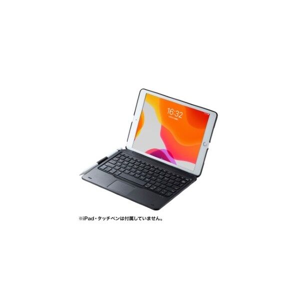 サンワサプライ 10.2インチiPad専用ケース付きキーボード タッチパッド内蔵 SKB-BTIPAD2BK 1点