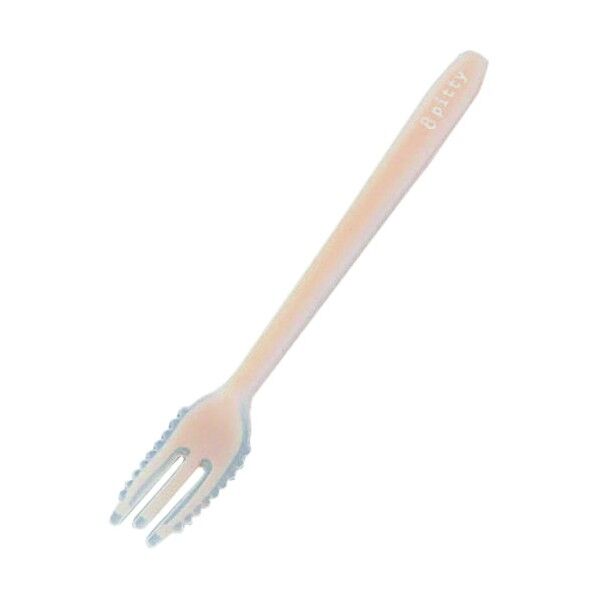 片力商事 ピティ シリコンフォーク PT-1001 オレンジ RHO7801 1個