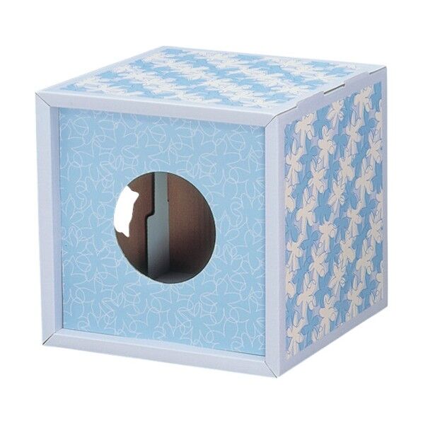 つめとぎBOX花柄ブルー 40 x 405 x 580 mm TTB-4-FBL 1