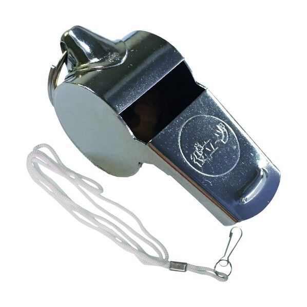 警笛/ニッケルメッキ ひも付き 小