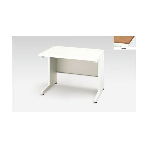 平デスク (引出し無し) XEHH107FDN-WMW 1点