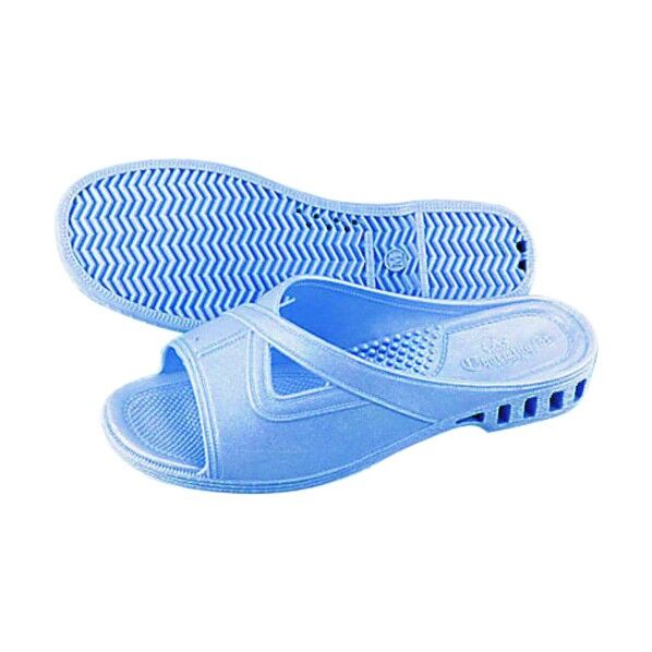 抗菌衛生婦人サンダル カナリヤNo.110 水色 L SSV08001 1点