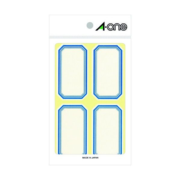 エーワン セルフラベル 青 05005 18枚