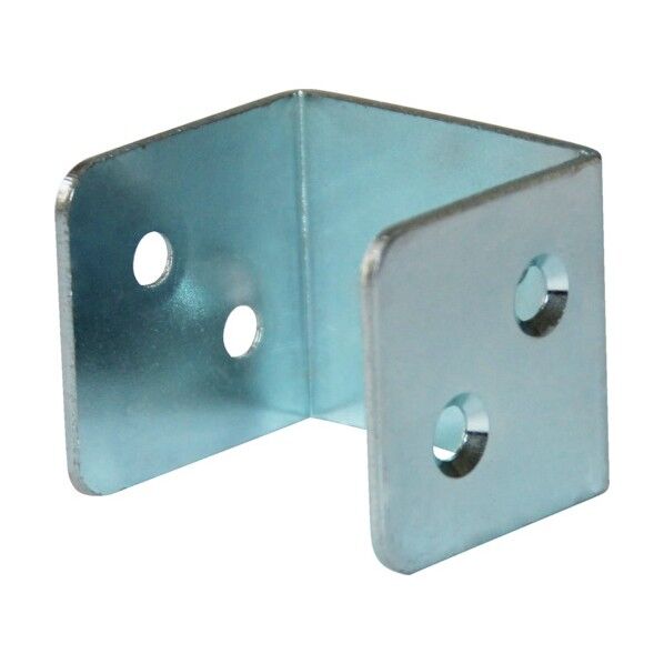 2x4サポート ユニクロメッキ コの字金物 24S-334 1個