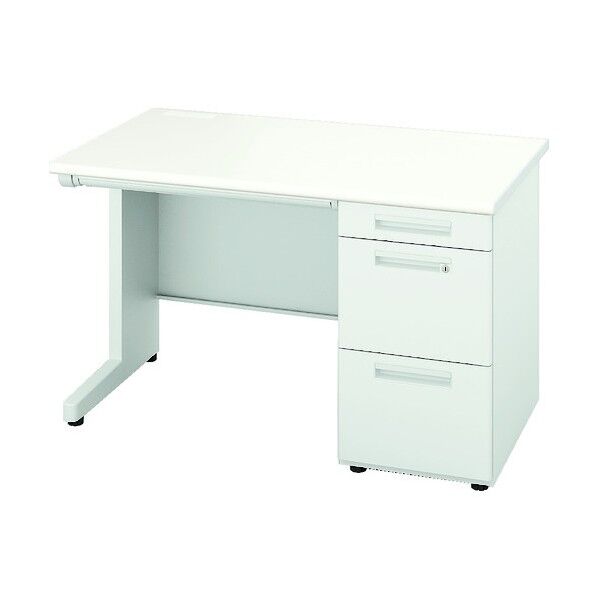 片袖デスク 1100×700×720 XEDH117G-WH 1点