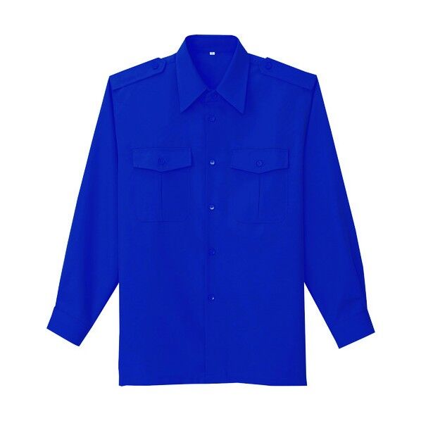 長袖シャツ 108ライトネイビー S 67001 1