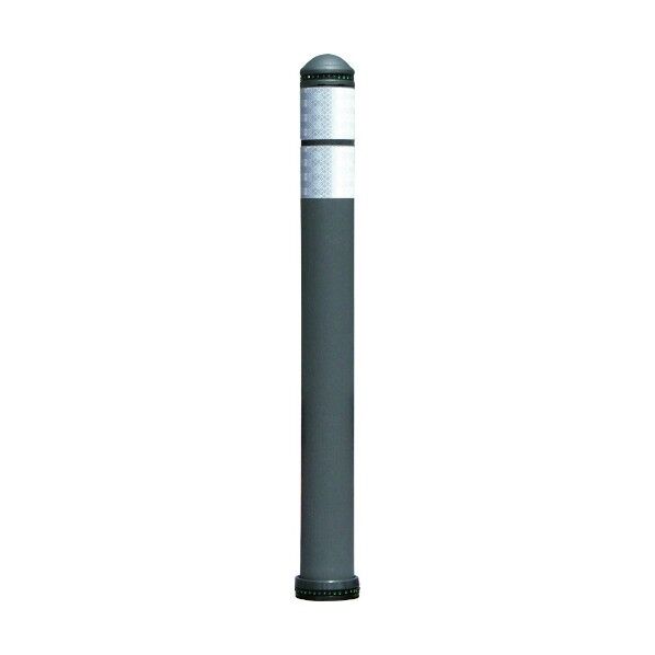 積水樹脂 ウレタン樹脂弾性車止めDK-7 グレー 固定式 DK-7DS-M80 1点