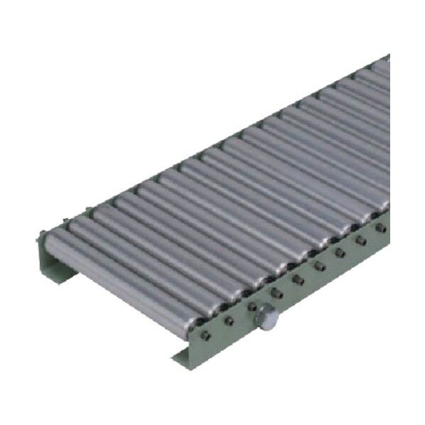 φ28スチールローラコンベヤ(Lフレーム) 機長2000mm 肉厚1.2mm A2812L-300-40-2000 1点