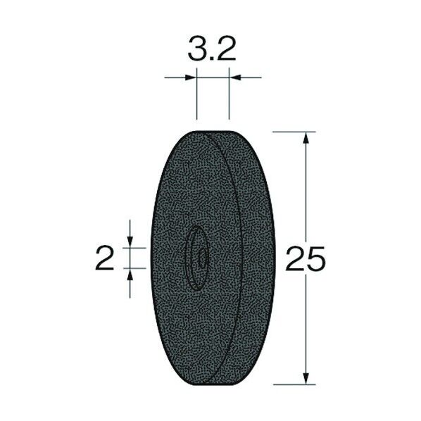 ホイール型砥石 カーボンランダムホイール G7231 10枚
