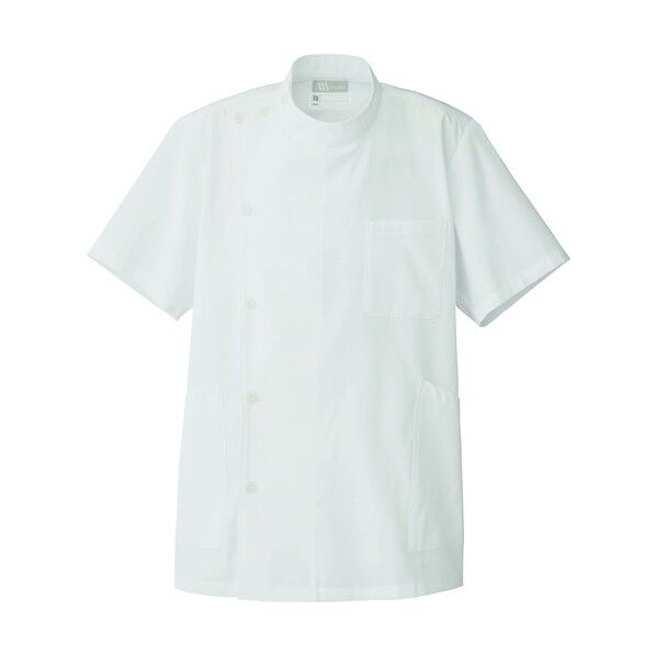 メンズ半袖KCコート 001ホワイト S 861301 1