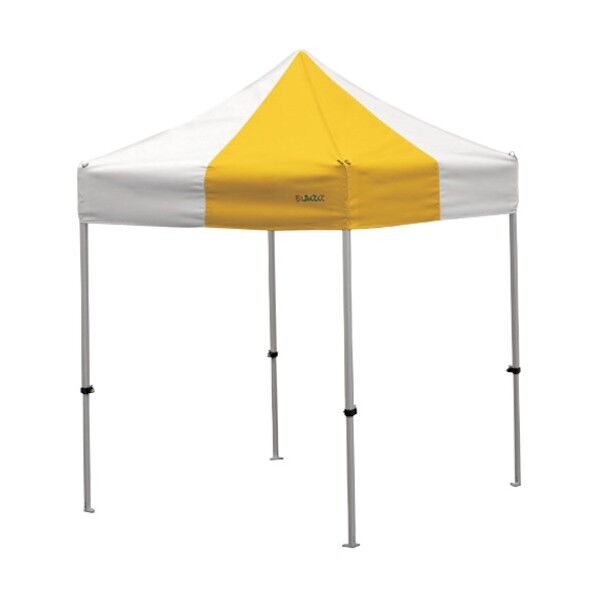 かんたんてんと 1.8m×1.8mオールアルミフレーム 黄白 KA/1WA-YW 1点