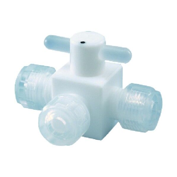 テフロン三方バルブ圧入型 6φ 803-17-79-33 1点