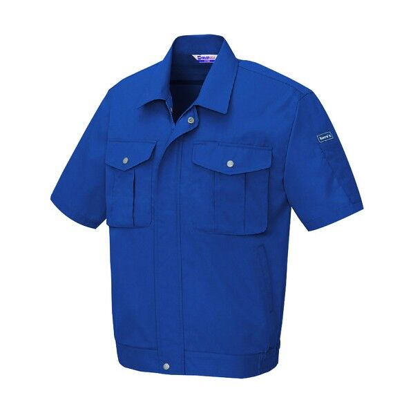 半袖ブルゾン(男女兼用) 006ブルー 5L 591 1