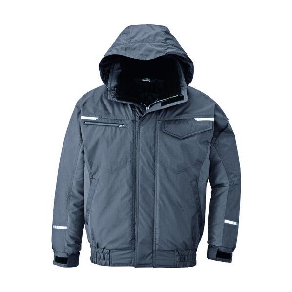 制電防寒ブルゾン(男女兼用) 004グレー S 9366 1点