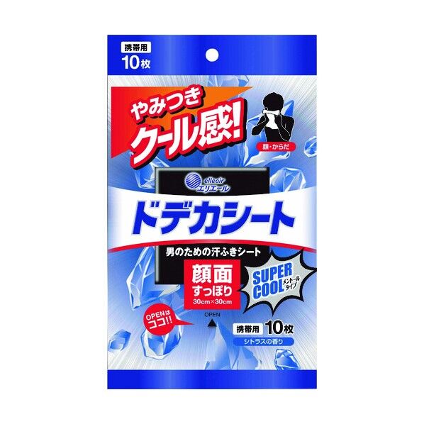 ゴシゴシふけるドデカシートスーパークール10枚 733591 24パック