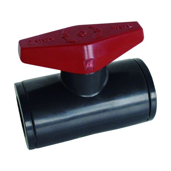 ミニボール 本体材質PVC シール材質EPDM ねじ 15A MV12N 1点