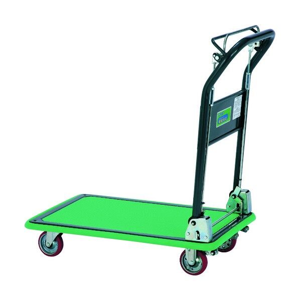 プレス製運搬車(折畳み式ハンドブレーキ付エコタイプ)