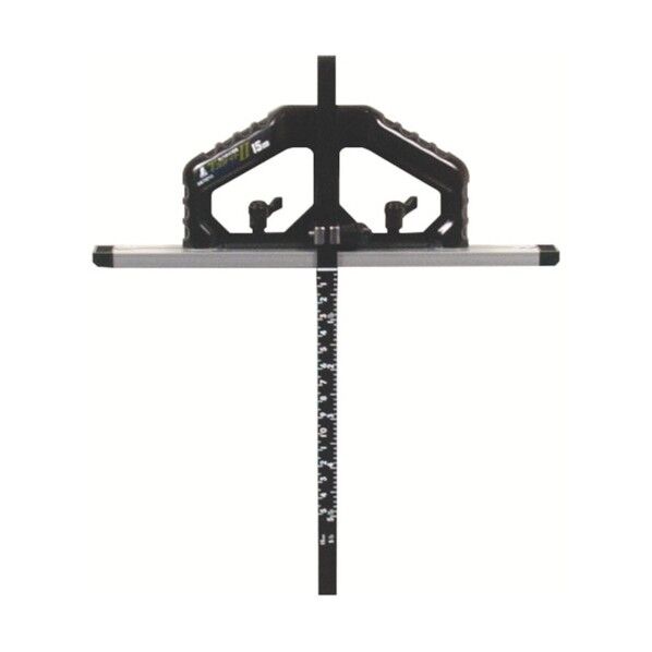 丸ノコガイド定規TスライドII15cm併用目盛突き当て可動式 ブラック 73711 1点