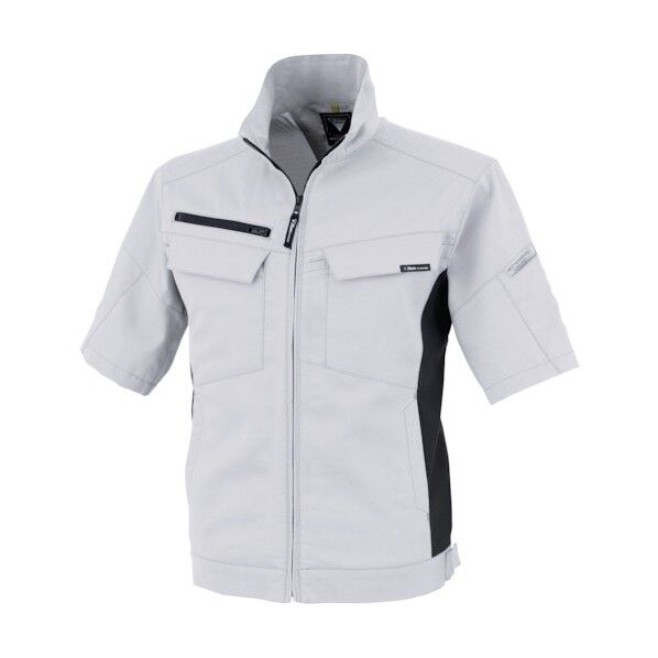 裏綿ストレッチ半袖ブルゾン M 1511-22-M 1点