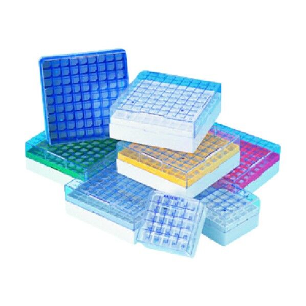 カラークライオボックス 赤 9×9列 602-21-50-24 1点