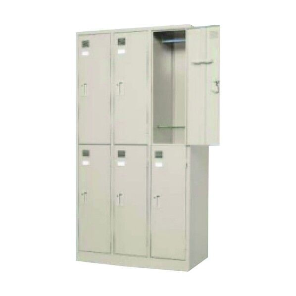 6人用ロッカー ダイヤル LK-6D-TNG 1点