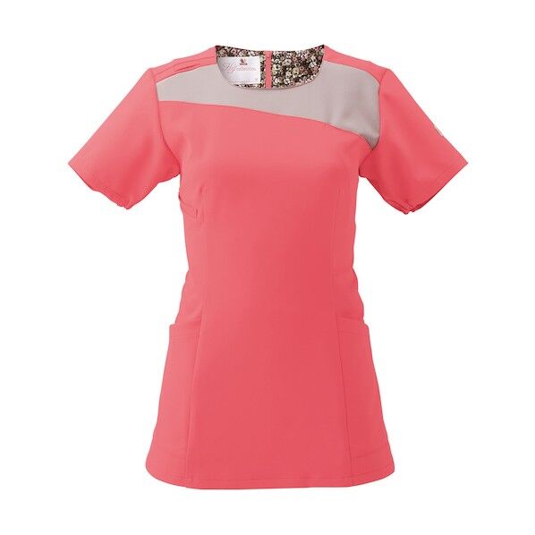 レディススクラブ リリスピンクオークル L HI702-5-L 1点