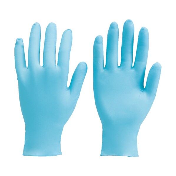 Semperit 使い捨てニトリル手袋 Xpert 0.24mm 粉無 緑青 L