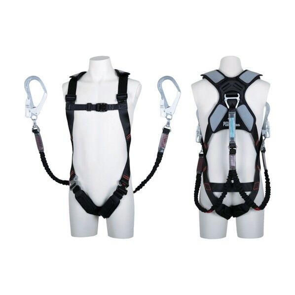 スマートハーネス (伸縮性ランヤード2本タイプ)