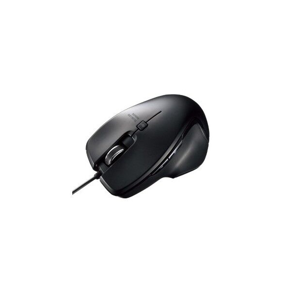 サンワサプライ 有線Type-CブルーLEDマウス(5ボタン) MA-BLC180BK 1点