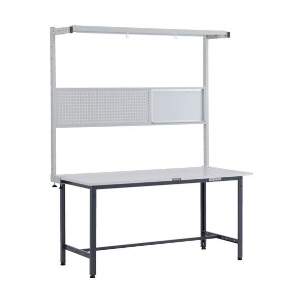 RAE型作業台 ツールハンガーフルセット付 DG色 W1500×D900 RAE-1509THFS DG 1点