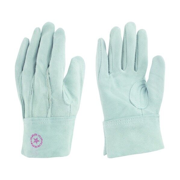 牛床革手袋 M-A パチ付 (外縫い) グレー 1双