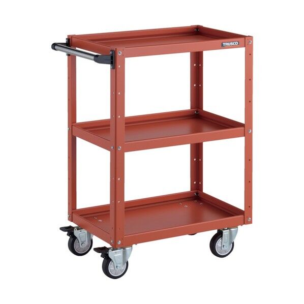 イーグルワゴン 600X400XH880 4輪自在 ウレタン車輪 オレンジ EGW-963UJ-OROR 1点