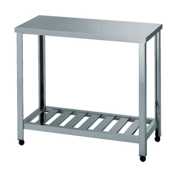 ステンレス作業台(スノコ棚板タイプ・SUS430)