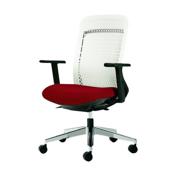 41561)事務イス Try KD-TR53SEL RD 1点