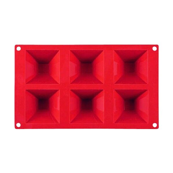 マルテラートフレキシブルモルドSF007 71 ピラミッド 6ヶ取 WSL34 1個