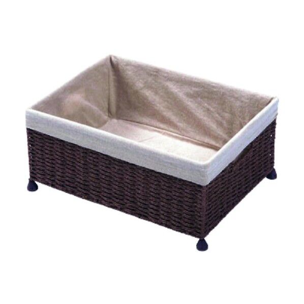 ペーパーバスケット客席用足ツキ ブラウン UPB0102 1個