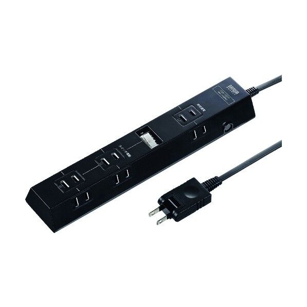 便利タップACアダプタ対応 TAP-B40BK 1点