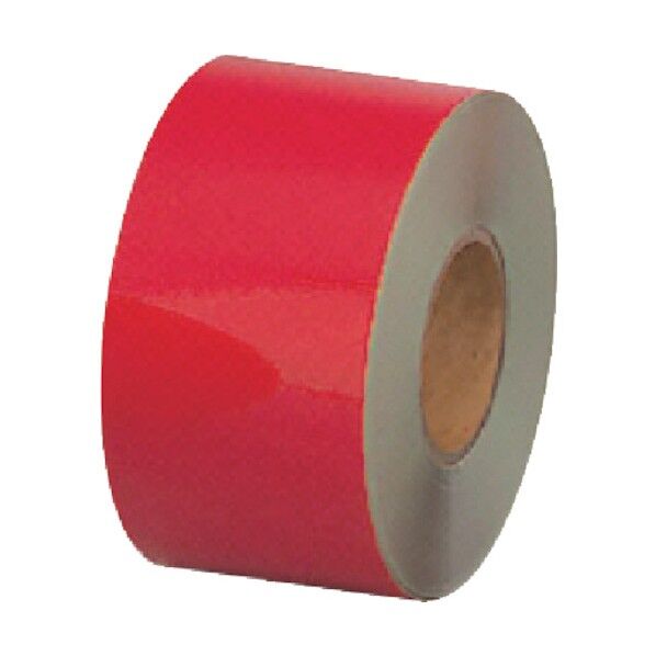 ユニテープ赤ペットフィルム100mm幅×50m巻 863-14 1