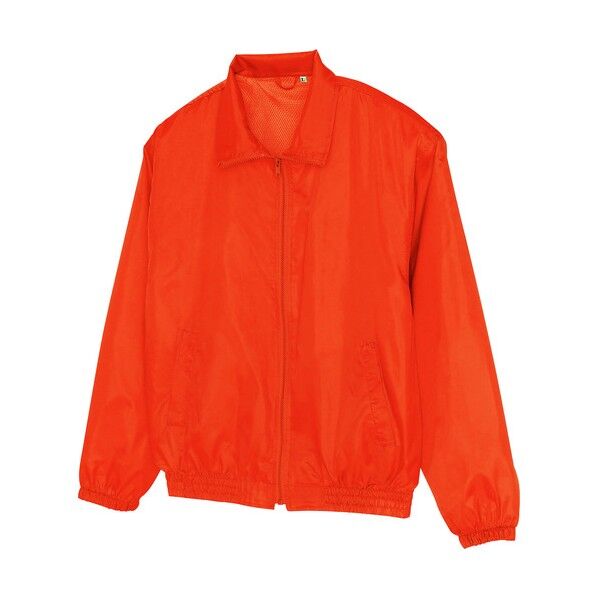 裏メッシュブルゾン(男女兼用) 063オレンジ 4L 50102 1