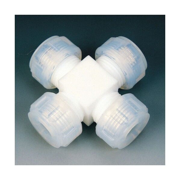 フッ素樹脂 接続ジョイント十字型 12Φ