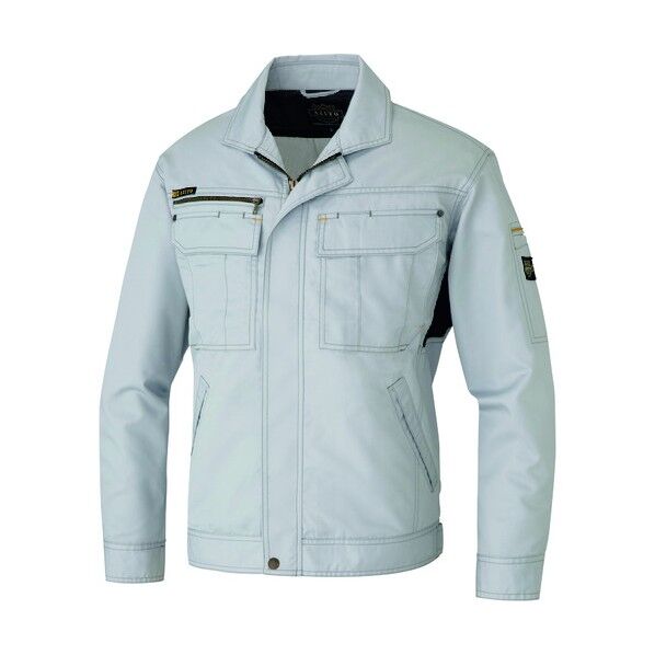 長袖ブルゾン(薄地) 003シルバーグレー S 3830 1